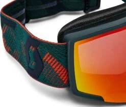 Scott Goggle Shield LS|-|Lunette De Ski Shield LS -Scott SCT 277836 7E 7EStudio 20Detail 20Sombre 20Green 20 20Pumpkin 20Orange 20 20Light 20Sensitive 20Red 20Chrome
