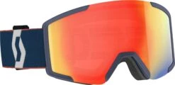 Scott Shield Goggle|-|Lunette De Ski Shield -Scott SCT 277837 7ERetro 20Blue 20 20Red 20 20Enhancer 20Red 20Chrome